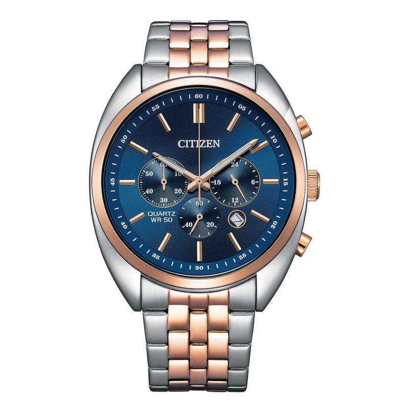 Buy Citizen Quartz Gents Chronograph Watch Blue Dial AN8216