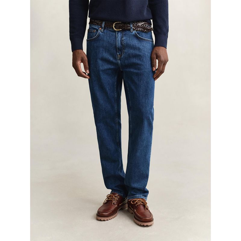 GANT Men Blue Regular Fit Jeans (32)