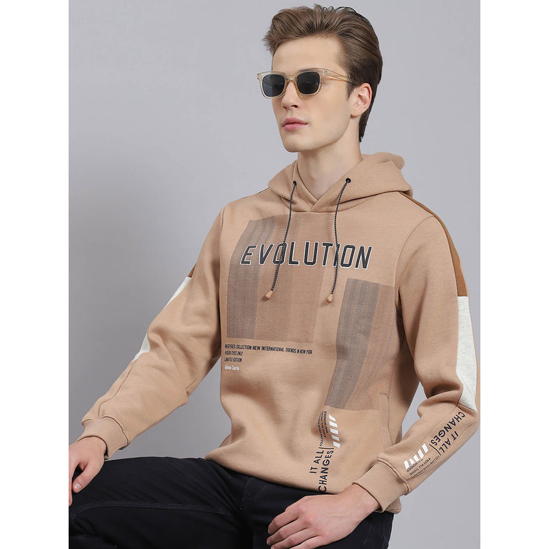 Monte Carlo Brown Print Hoodie (2XL)