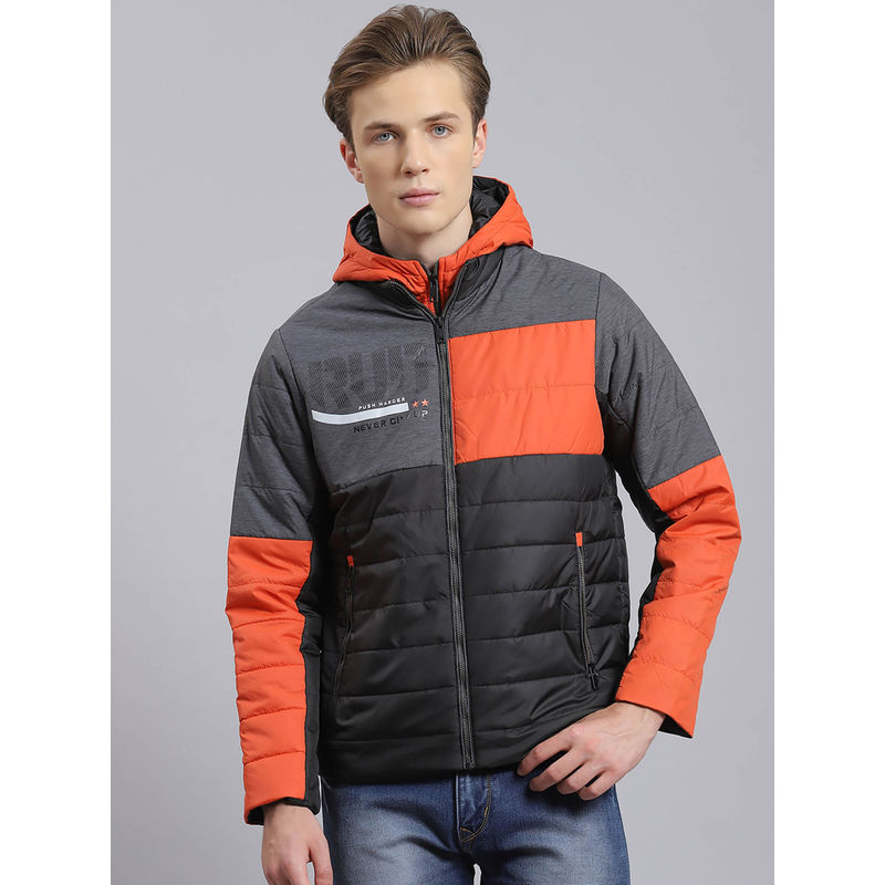 Monte Carlo Black Colorblock Hood Jacket (M)