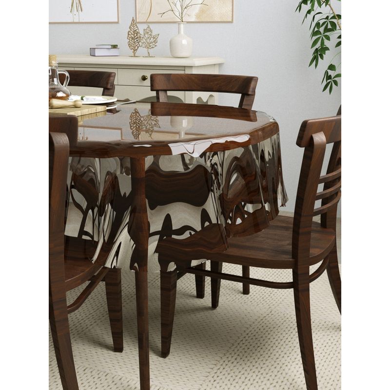 Buy The Home Story 6 Seater Oval Dining Table Cover 60 x 90 In Online