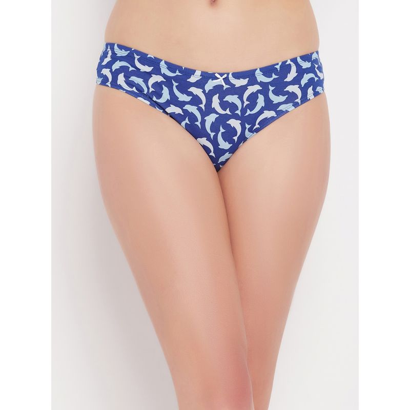 Clovia Cotton Low Waist Inner Elastic Thong Panty (2XL)