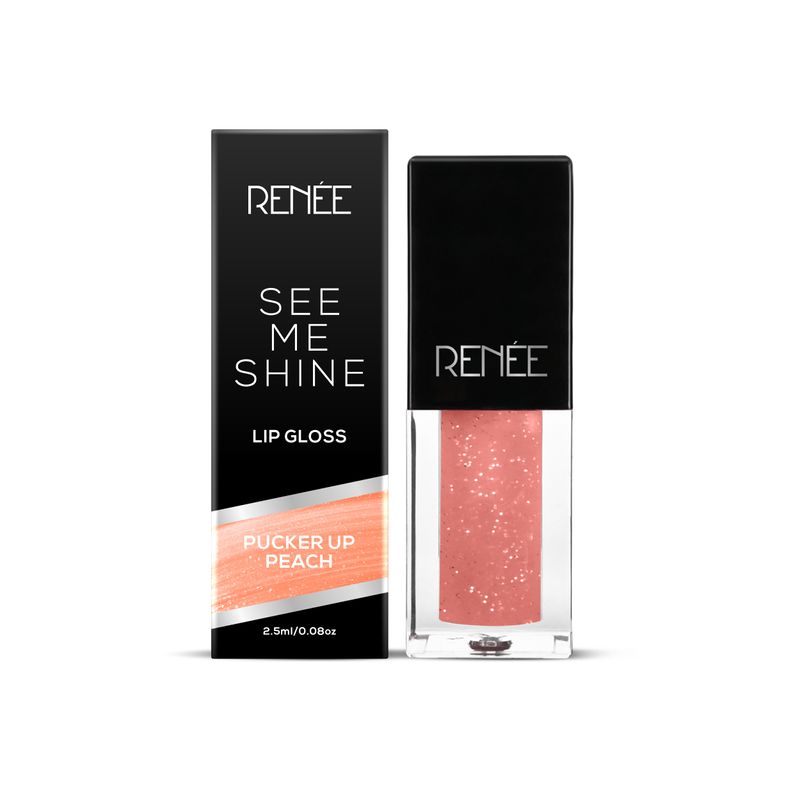 Renee Cosmetics See Me Shine Lip Gloss - Pucker Up Peach