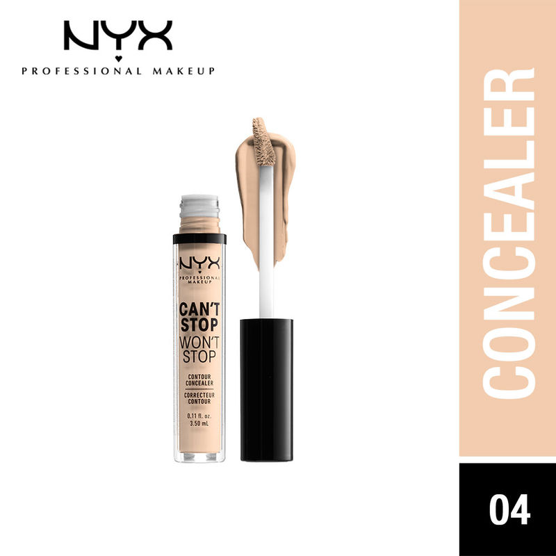 NYX Professional Makeup Can't Stop Won’t Stop Contour Concealer - Light Ivory