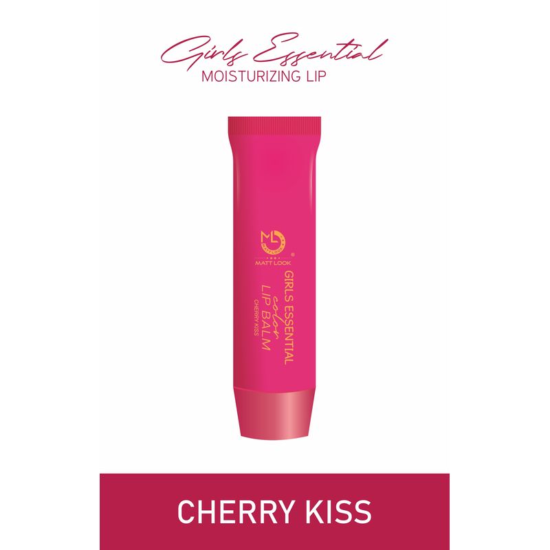Matt look Lip Makeup Girls Essential Color Moisturizing Lip Balm - Cherry Kiss