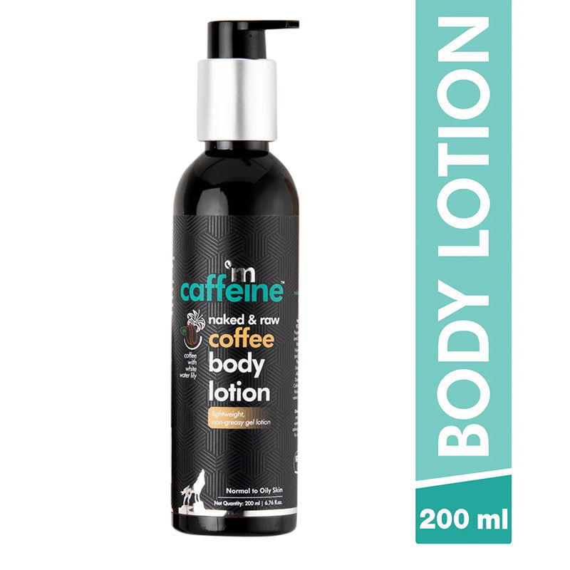 MCaffeine Coffee Body Lotion with Vitamin C & Shea Butter - Moisturizer for Normal to Oily Skin