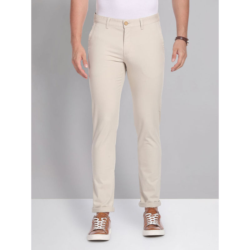 AD By Arvind Solid Twill Casual Chinos (32)