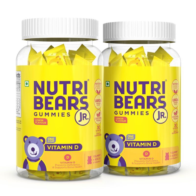 Nutribears Vitamin D Gummies For Kids And Teens, Enhances Calcium