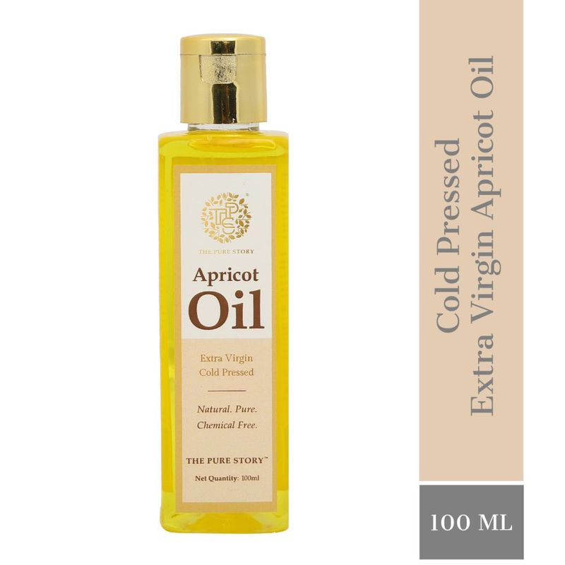 The Pure Story Natural Cold Pressed Apricot Hair Oil
