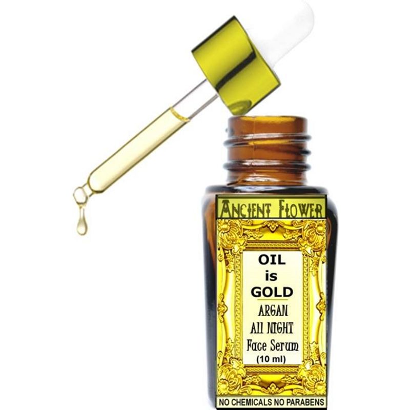 Ancient Flower Oil Is Gold Argan All Night Face Serum