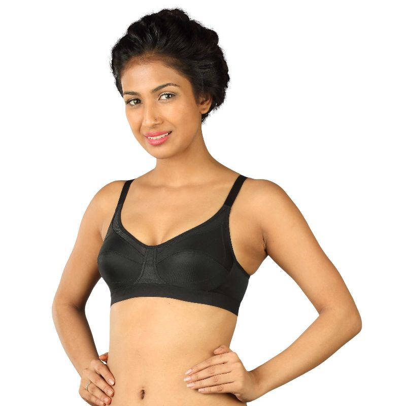 Triumph Triaction 64 Wireless Non Padded Comfortable Support Bra - Black (38C)
