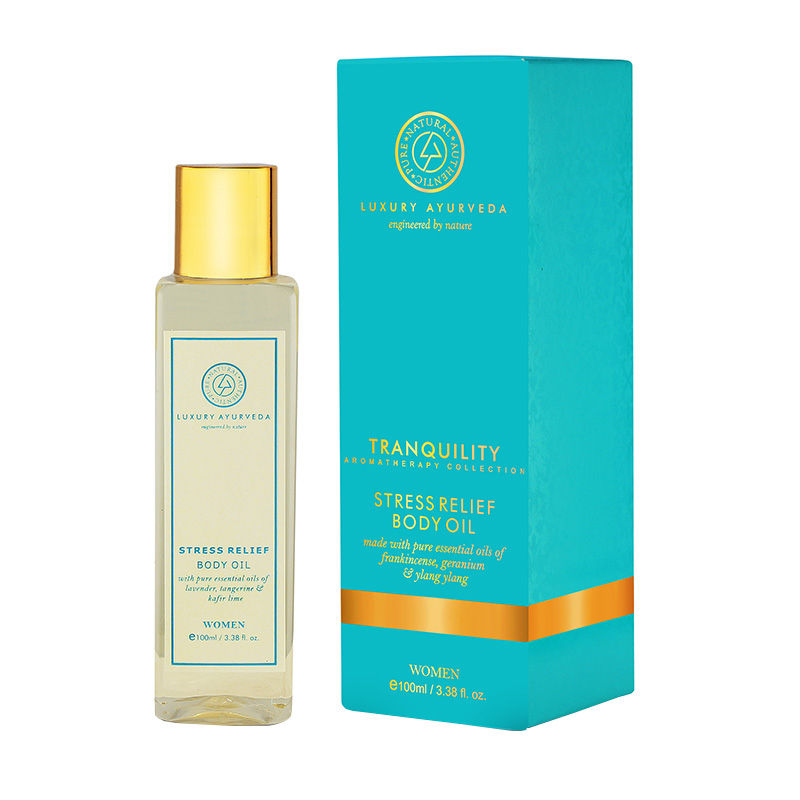 Luxury Ayurveda Stress Relief Body Oil For Women