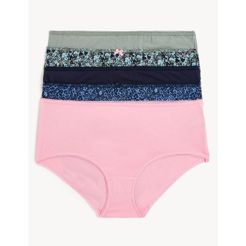Marks & Spencer Cotton Mix Knickers - Multi-color (Pack of 5): Buy ...
