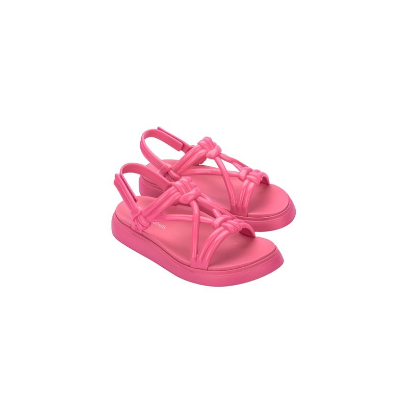Melissa Papete Essential Sand Salinas Ad Stripes Pink Sandals UK 3