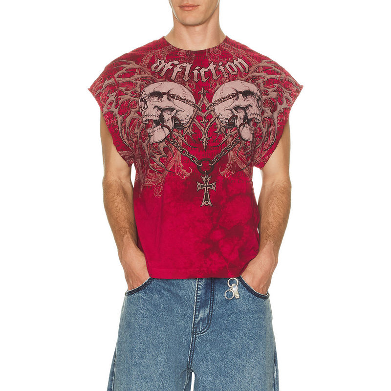 Affliction Collapse Muscle Tee (L)
