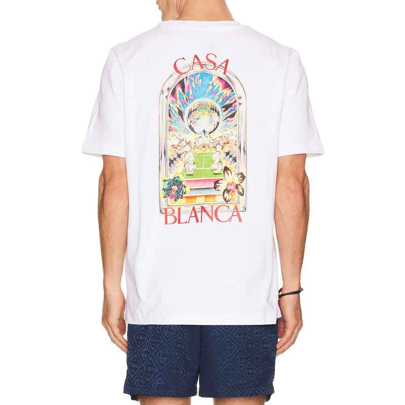 Casablanca Tennis Landscape Classic Tee (L)
