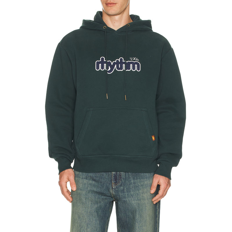 Rhythm Applique Fleece Hoodie (L)