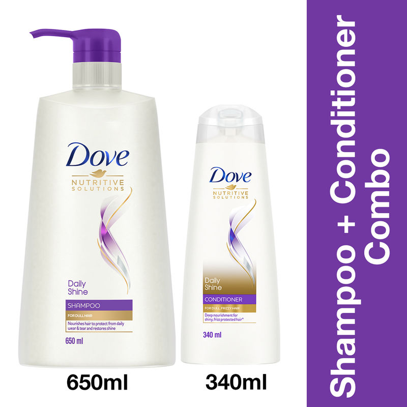 Buy Dove Daily Shine Shampoo + Conditioner Online