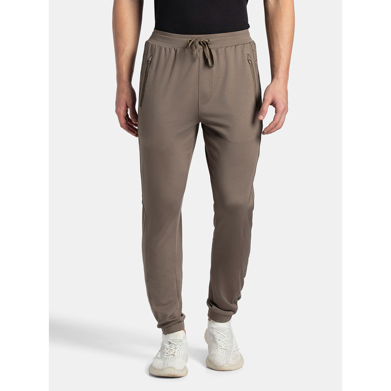 Jockey MV12 Men Microfiber Elastane Active Wear Active Wear Joggers - Green (S)