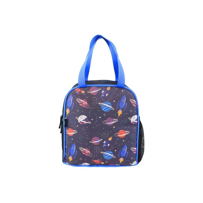 Smily kiddos joy lunch bag- Alien Theme - Red