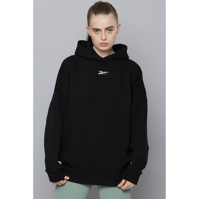 Reebok Womens Black Lux Sweatshirt (M)