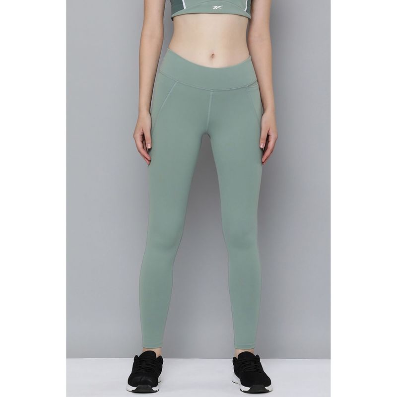 Reebok Womens Green Lux Tights (XS)