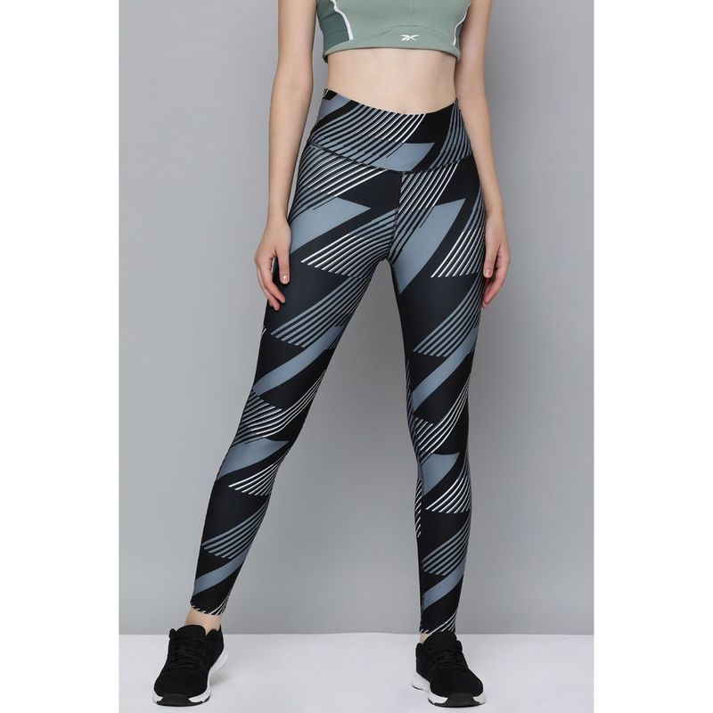 Reebok Womens Black Training Printed Tights (XS)