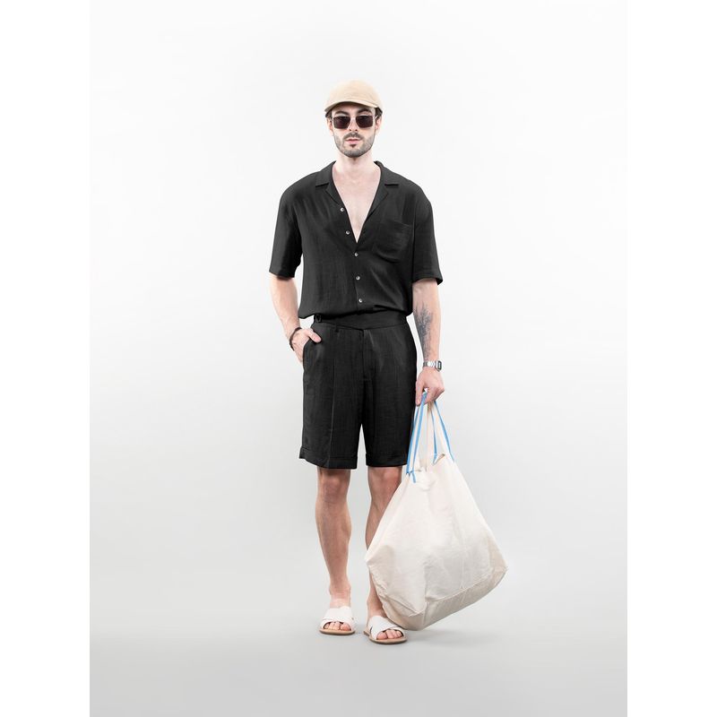 PANGOLIN Summer Soiree Men Linen Short-Sleeve Co-Ords