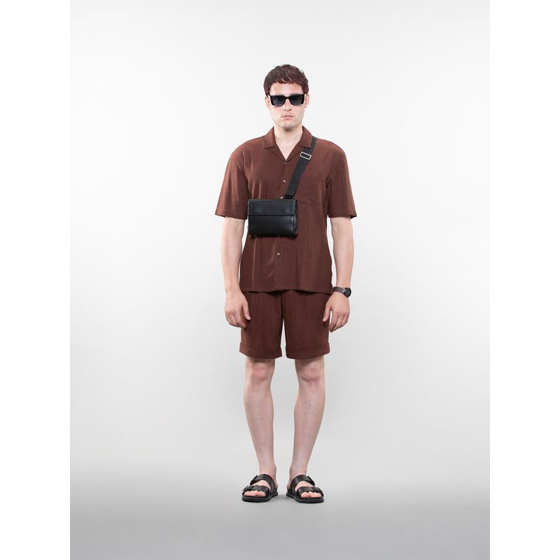 PANGOLIN Summer Soiree Men Linen Short-Sleeve Co-Ords