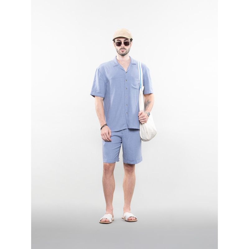 PANGOLIN Summer Soiree Men Linen Short-Sleeve Co-Ords