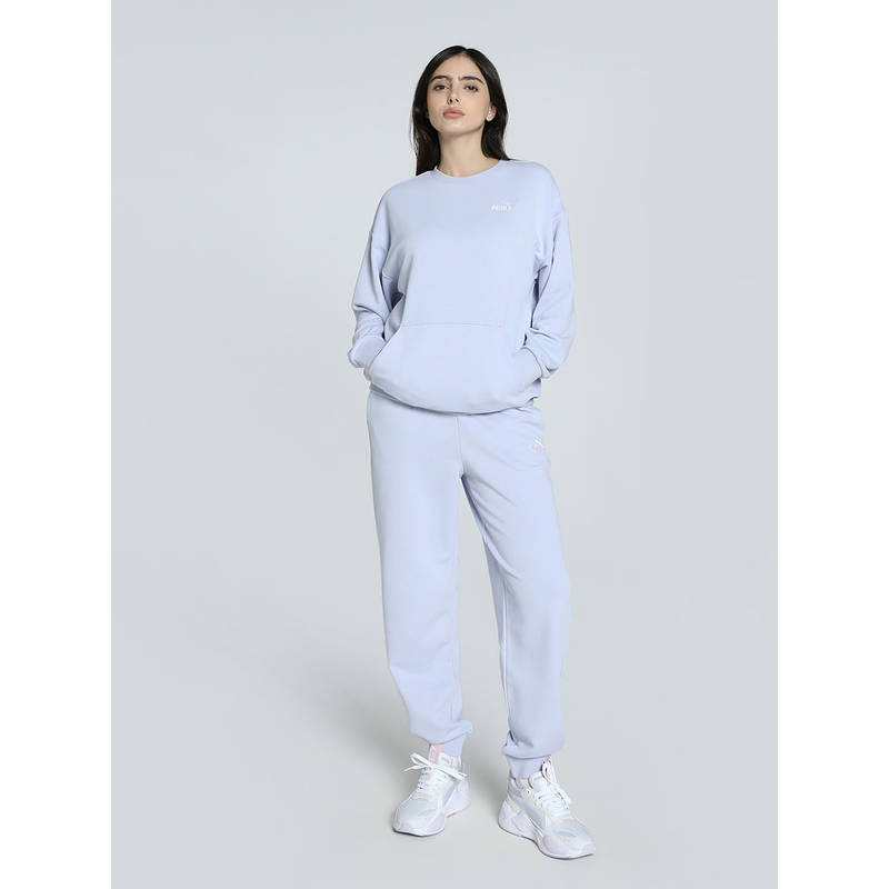 Puma Relaxed Cl Women Blue Tracksuit (Set of 2) (S)