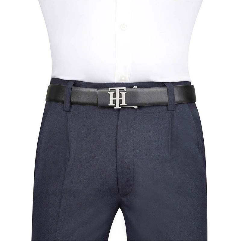 Tommy Hilfiger Black Men's Parham Belt (M)