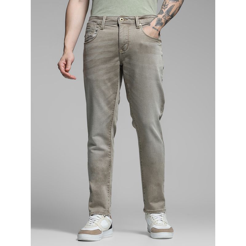 Jack & Jones Slim Fit Brown Jeans (28)