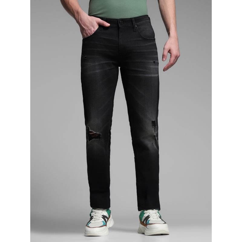 Jack & Jones Black Skinny Fit Jeans (28)