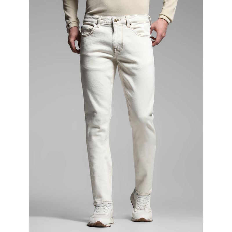 Jack & Jones Beige Slim Fit Jeans (28)