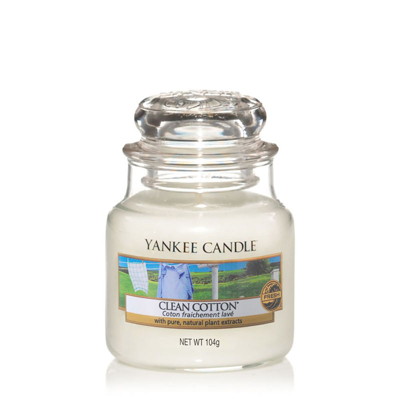 Yankee Candle Classic Small Jar Clean Cotton Scented Candles