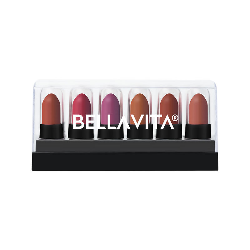Bella Vita Organic Pout Pops Mini Bullet Lipsticks - A Dozen Secrets - Set Of 12