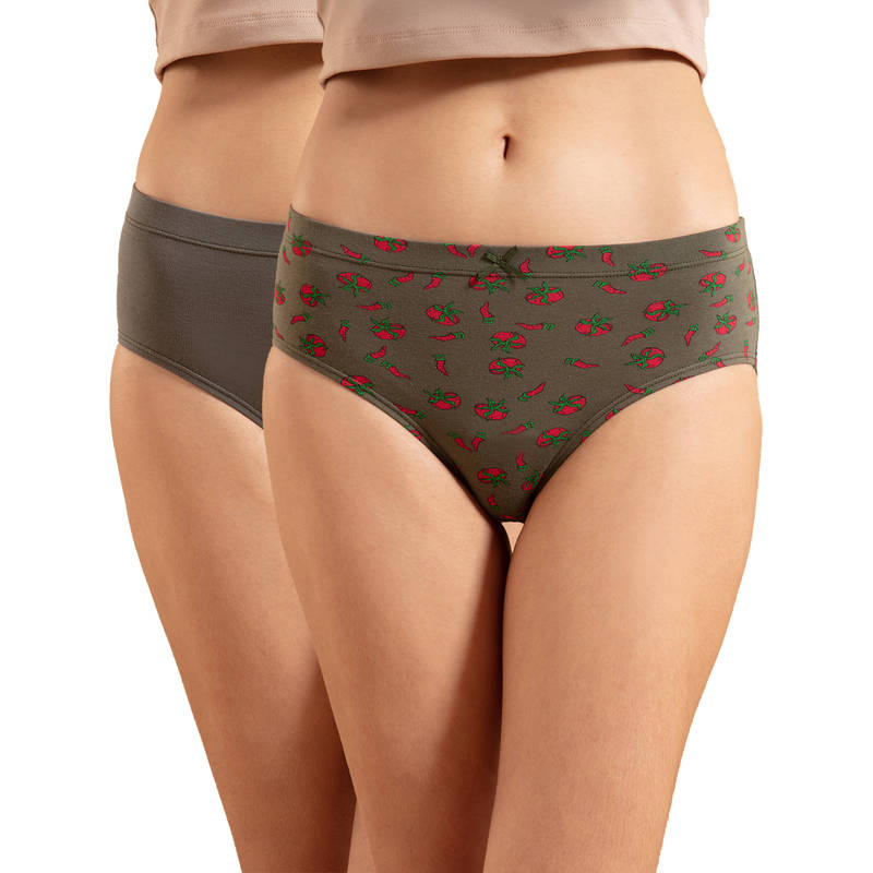 Nykd by Nykaa NYP015-MULTI-COLOR-Full Brief-Pack of 2-L