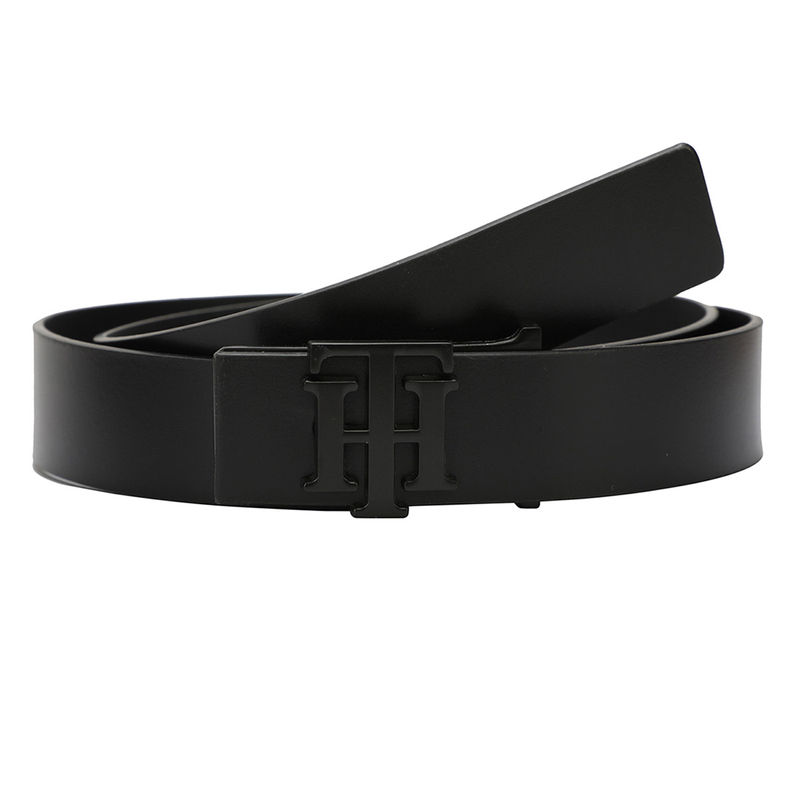 Tommy Hilfiger Accessories Nandewar Mens Leather Belt Black - S