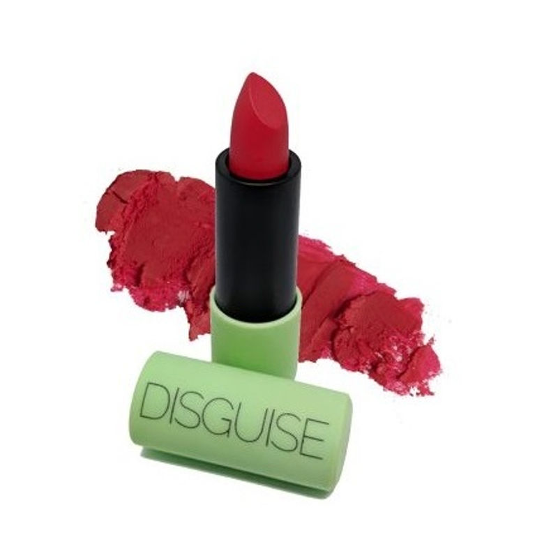 Disguise Cosmetics Ultra-Comfortable Satin Matte Lipstick - 02 Red Model