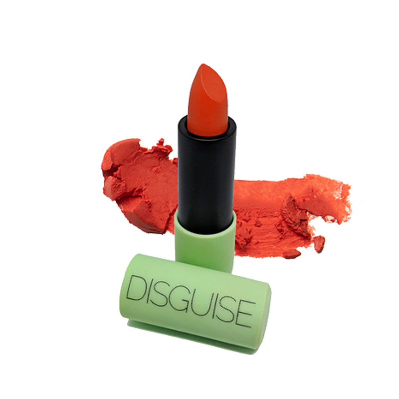 Disguise Cosmetics Ultra-Comfortable Satin Matte Lipstick - 08 Orange Editor