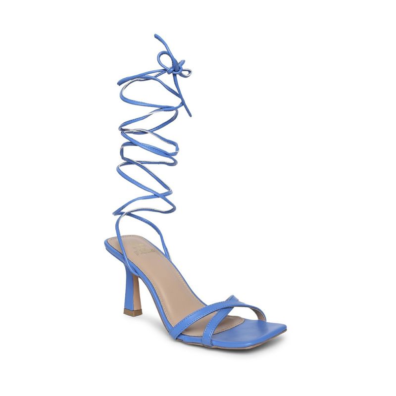 Tao Paris Tessa Stiletto Casual Blue Heels (UK 7)
