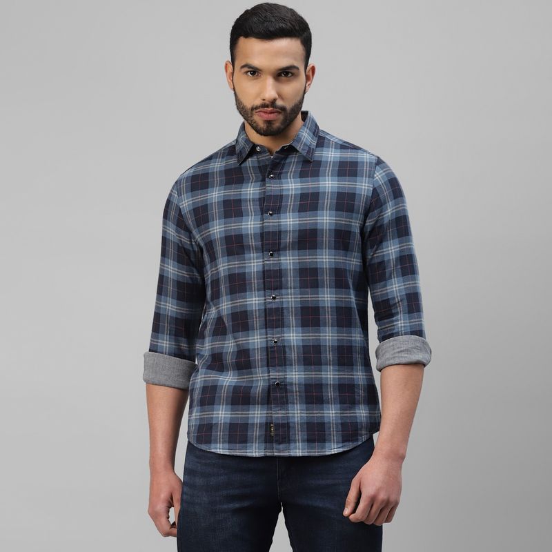 Royal Enfield Blue Reversible Shirt (S)