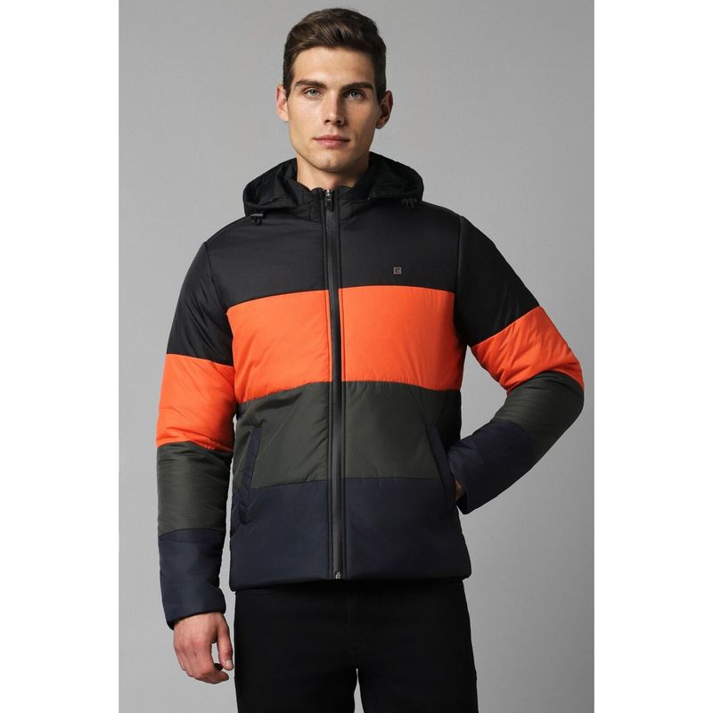 Louis Philippe Men Casual Multi Color Print Jackets (XL)