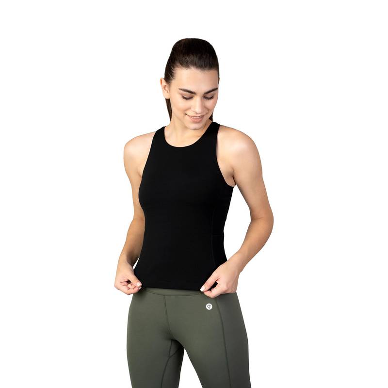 ENABL LIFE CorEnabl Built-in Support Black Tank Top (XS)