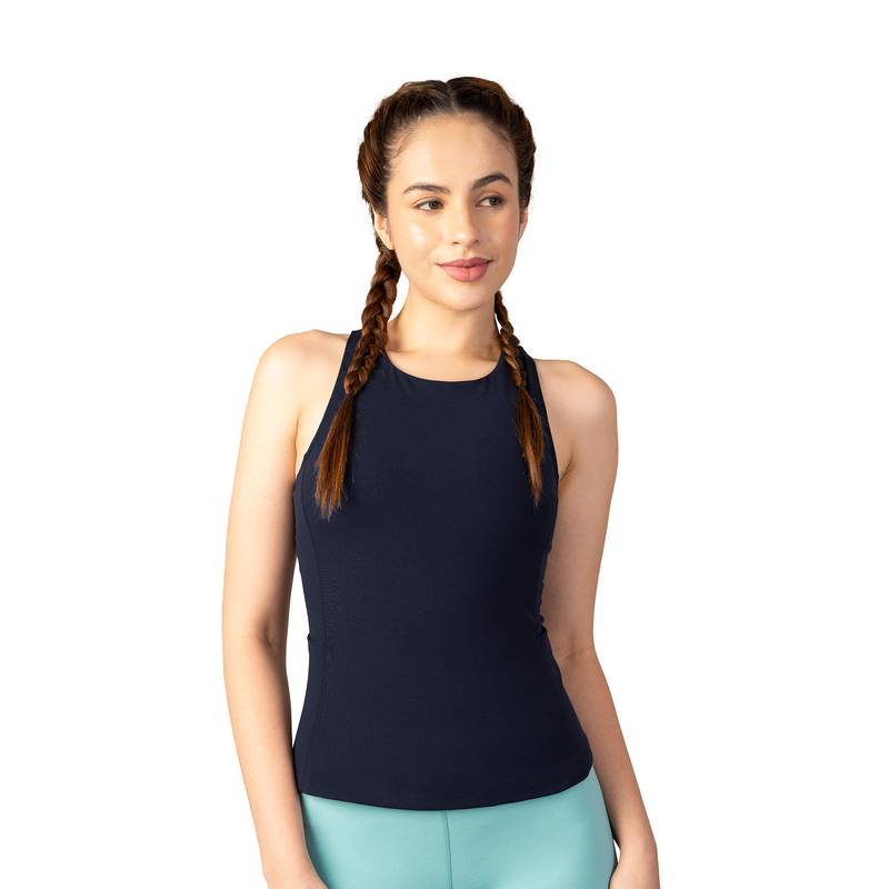 ENABL LIFE CorEnabl Built-in Support Navy Blue Tank Top (XS)