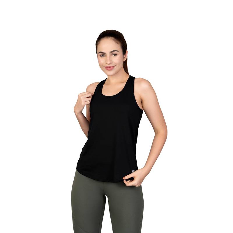 ENABL LIFE Energize Racerback Black Tank Top (XS)