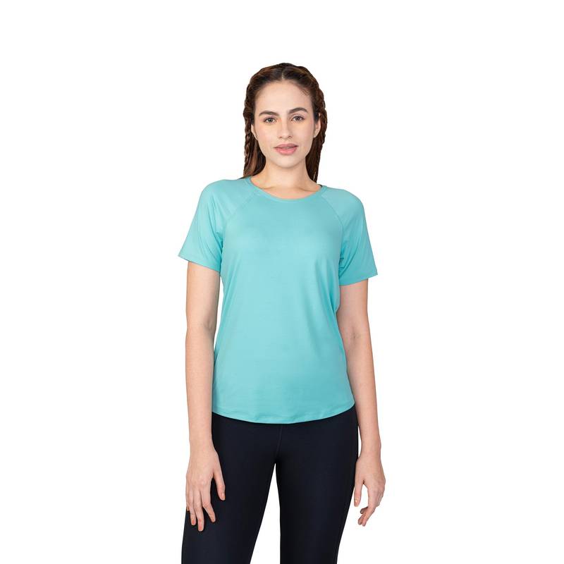 ENABL LIFE Energizre Crew Neck Blue T-Shirt (XS)