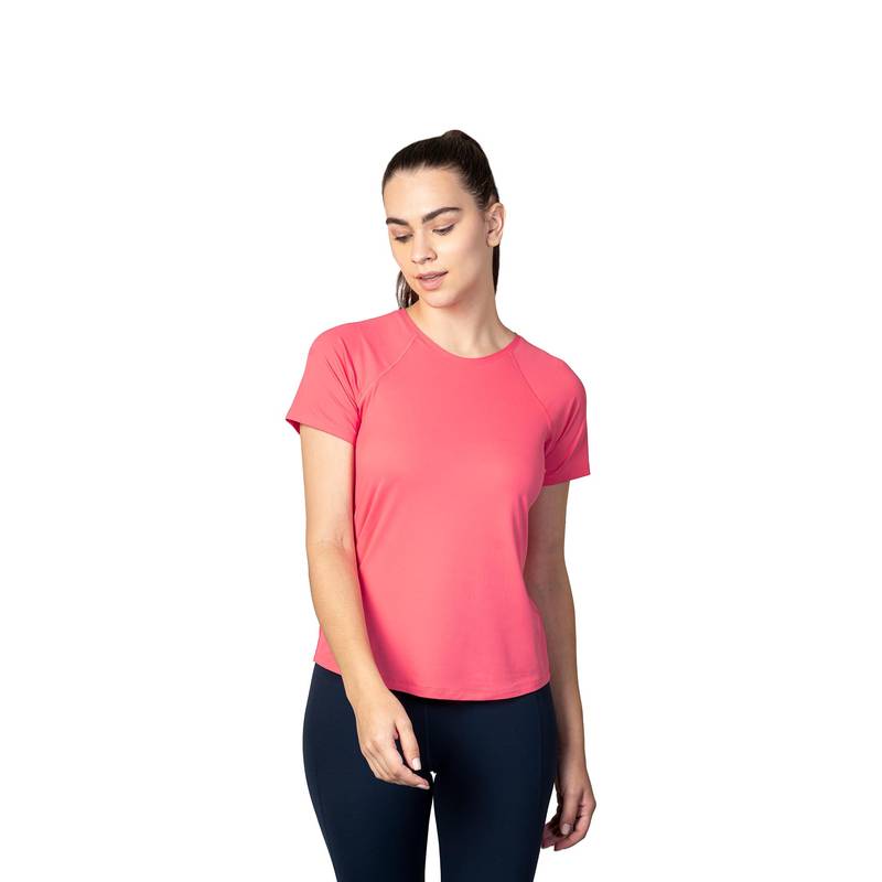 ENABL LIFE Energizre Crew Neck Coral T-Shirt (XS)