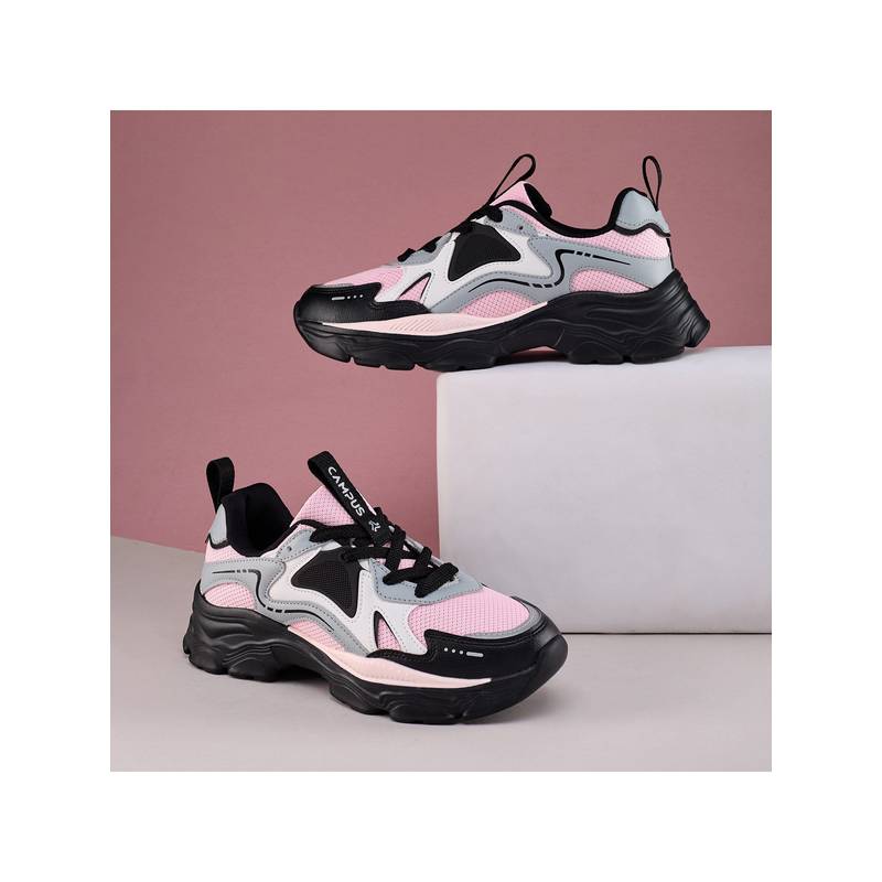 Campus LIGHTINING Black Women Sneakers (UK 6)